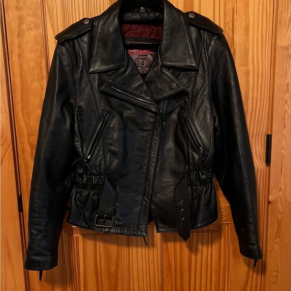 Flying Bikes Leather Jacket - Picture 2 of 16